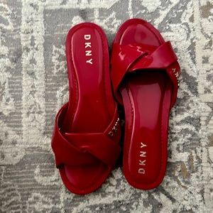 Red sandals